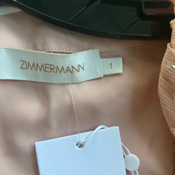 Zimmermann Metallic Dot Ruffle Dress - Picture 7 of 13